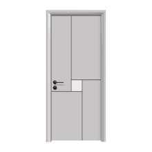 Go-H1027 Naturaleza real Puerta de madera Puerta de madera Diseño de puerta moderna